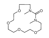 4,6-dimethyl-1,9,12,15-tetraoxa-4,6-diazacycloheptadecan-5-one结构式