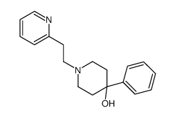 4-phenyl-1-(2-pyridin-2-ylethyl)piperidin-4-ol Structure