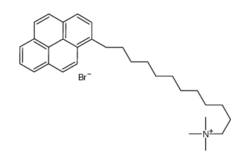 trimethyl(12-pyren-1-yldodecyl)azanium,bromide结构式