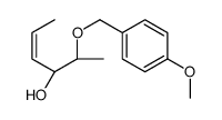 (2S,3R)-2-[(4-methoxyphenyl)methoxy]hex-4-en-3-ol Structure