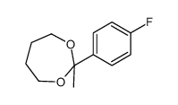 2-(4-fluorophenyl)-2-methyl-1,3-dioxepane Structure
