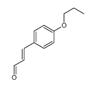 3-(4-propoxyphenyl)prop-2-enal Structure