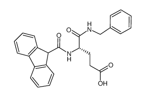 N1-benzyl-N2-(9H-fluoren-9-ylcarbonyl)-L-α-glutamine Structure