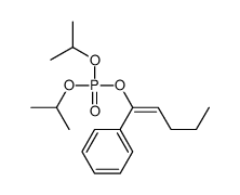 1-phenylpent-1-enyl dipropan-2-yl phosphate Structure