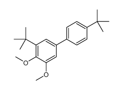 1-tert-butyl-5-(4-tert-butylphenyl)-2,3-dimethoxybenzene结构式