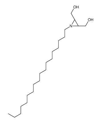 [(2R,3S)-3-(hydroxymethyl)-1-octadecylaziridin-2-yl]methanol结构式