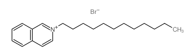 2-Dodecylisoquinolinium bromide structure