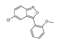 5-chloro-3-(2-methoxyphenyl)-2,1-benzisoxazole Structure