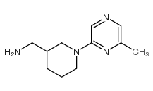 [1-(6-甲基吡嗪-2-基)哌啶-3-基]甲基胺结构式