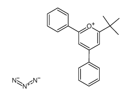 azoture de tertiobutyl-2 diphenyl-4,6 pyrylium结构式