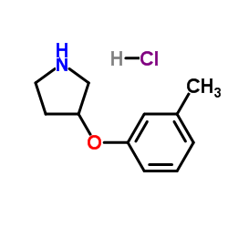 3-(m-tolyloxy)pyrrolidine structure