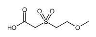 Acetic acid, 2-[(2-methoxyethyl)sulfonyl] Structure