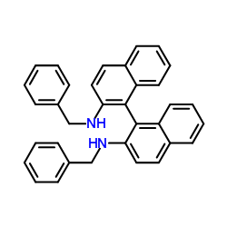 (R)-N,N'-二苄基联萘胺结构式