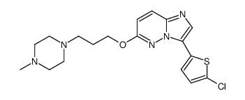 3-(5-chloro-thiophen-2-yl)-6-[3-(4-methyl-piperazin-1-yl)-propoxy]-imidazo[1,2-b]pyridazine Structure