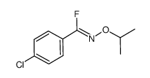 (Z)-O-isopropyl-4-chlorobenzohydroxymoyl fluoride结构式