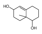 8a-methyl-2,3,4,6,7,8-hexahydro-1H-naphthalene-1,6-diol Structure