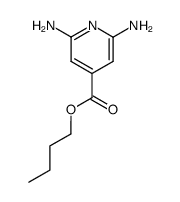 2,6-diamino-isonicotinic acid butyl ester Structure