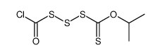 <2-propoxy(thiocarbonyl)>(chlorocarbonyl)trisulfane Structure