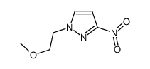 1-(2-Methoxyethyl)-3-nitro-1H-pyrazole结构式