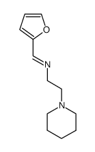 furfurylidene-(2-piperidino-ethyl)-amine结构式