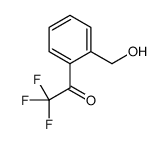 Ethanone, 2,2,2-trifluoro-1-[2-(hydroxymethyl)phenyl]- (9CI) structure