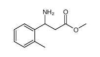 methyl 3-amino-3-(2-methylphenyl)propanoate Structure