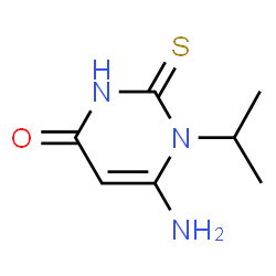 6-Amino-1-isopropyl-2-thioxo-2,3-dihydro-4(1H)-pyrimidinone Structure