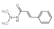 2-Propenoic acid,3-phenyl-, 2,2-dimethylhydrazide Structure