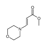 methyl (E)-3-morpholin-4-ylprop-2-enoate结构式