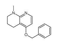 1-methyl-5-phenylmethoxy-3,4-dihydro-2H-1,8-naphthyridine结构式