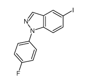 1-(4-fluorophenyl)-5-iodo-1H-indazole Structure