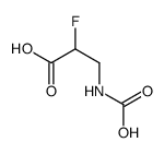 3-(carboxyamino)-2-fluoropropanoic acid结构式