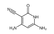 3-Pyridinecarbonitrile,4,6-diamino-1,2-dihydro-2-oxo-(9CI) Structure