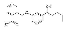 2-[[3-(1-hydroxypentyl)phenoxy]methyl]benzoic acid Structure