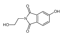 5-hydroxy-2-(2-hydroxyethyl)isoindole-1,3-dione结构式