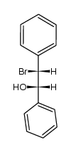 erythro-2-bromo-1,2-diphenylethanol结构式
