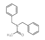 Acetamide,N,N-bis(phenylmethyl)- Structure