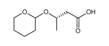(S)-3-<(tetrahydropyranyl)oxy>butyric acid结构式