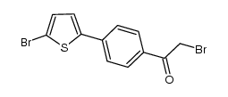 2-bromo-5-(4-bromoacetylphenyl)thiophene Structure