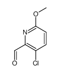 3-CHLORO-6-METHOXYPICOLINALDEHYDE structure