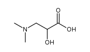 Isoserine, N,N-dimethyl- (6CI) Structure