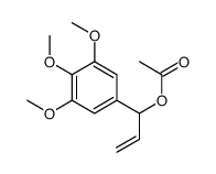 1-(3,4,5-trimethoxyphenyl)prop-2-enyl acetate Structure