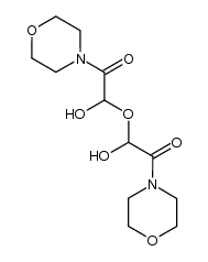 2,2'-oxybis(2-hydroxy-1-morpholinoethanone) Structure