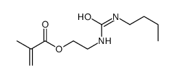 2-(butylcarbamoylamino)ethyl 2-methylprop-2-enoate Structure