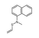 N-methyl-N-(1-naphthyl)-ethenesulphenamide结构式