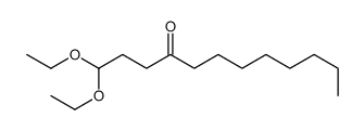 1,1-diethoxydodecan-4-one Structure