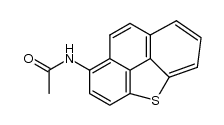 1-acetylaminophenanthro[4,5-bcd]thiophene Structure