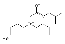 dibutyl-[2-(2-methylpropylamino)-2-oxoethyl]tellanium,bromide结构式