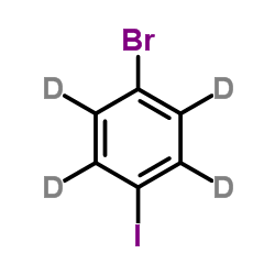 1-溴-4-碘(²H₄)苯结构式
