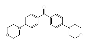bis(4-morpholin-4-ylphenyl)methanone结构式